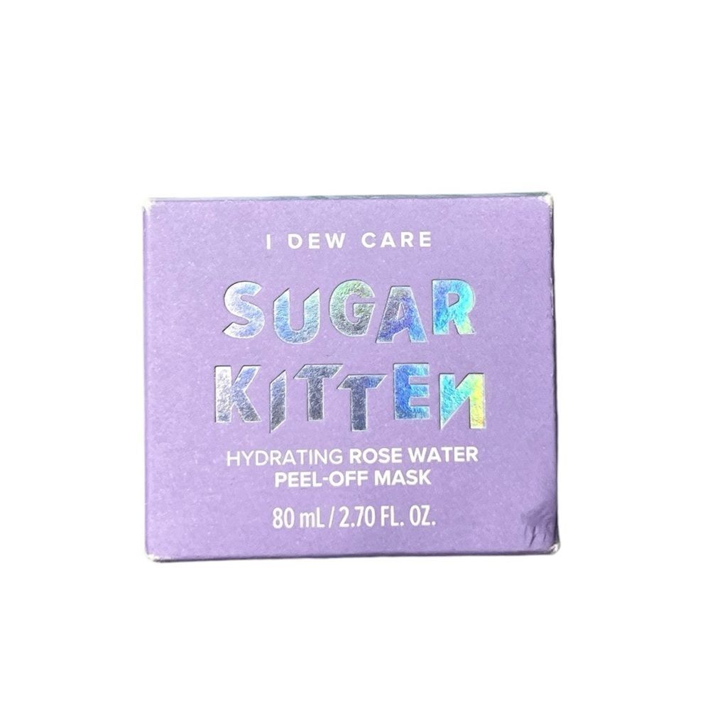 I Dew Care Sugar Kitten Hydrating Rose Water Peel-Off Mask. NEW, NWB